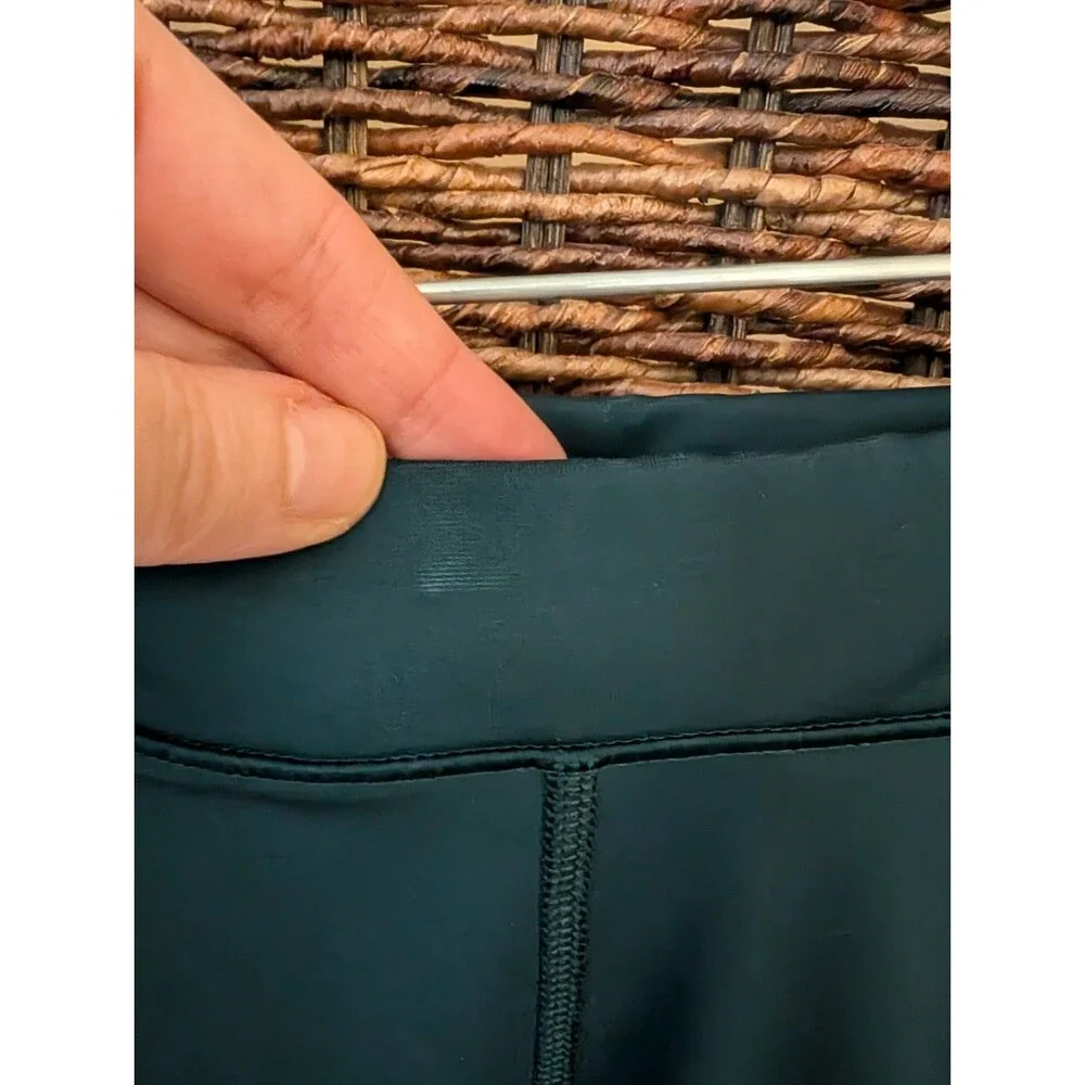Nike Pro Hypercool Compression Leggings Small Teal Crop Pants 889651 Training